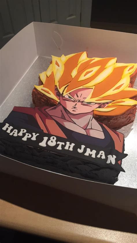 This is my dragon ball z cake, hope you like it. Goku Birthday Goku Dragon Ball Z Cake