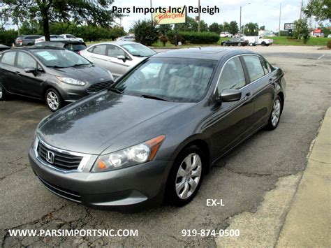 Used 2008 Honda Accord Ex L Sedan At For Sale In Raleigh Nc 27604 Pars