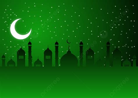Dark Green Gradient Eid Mubarak Ramadan Background Eid Mubarak