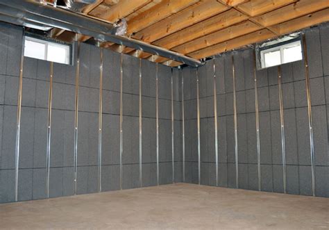 Basement To Beautiful Insulated Wall Panels And Studs