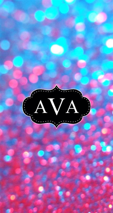 Ava Name Wallpaper