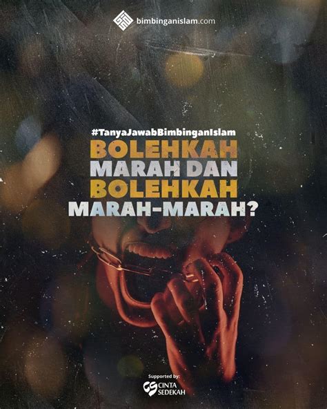 Poster Islami Bolehkah Marah Dan Bolehkah Marahmarah