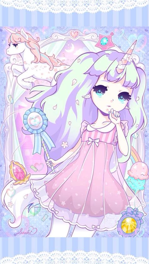 Pastel Unicorn Anime Girl Unicorn Pinterest