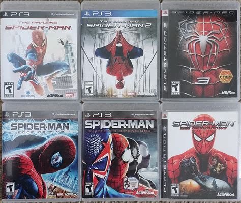 All Ps3 Spiderman Games On The Ps3 Rps3