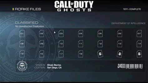 Call Of Duty Ghosts Showcase Of All 21 Audio Files From Collected