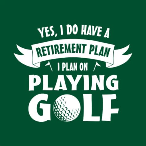 Retirement Plan Playing Golf Golf Long Sleeve T Shirt Teepublic