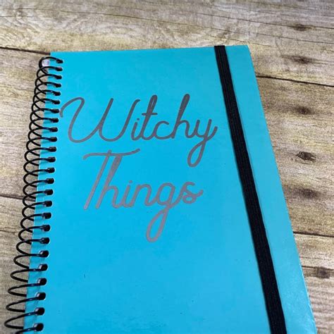 Witchy Things Journal Witch Journal Pagan Journal Wiccan Etsy Uk