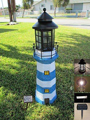 Check out our lawn lighthouse selection for the very best in unique or custom, handmade pieces from our home & living shops. Solar Powered Lighthouse Lawn Ornaments - OutsideModern