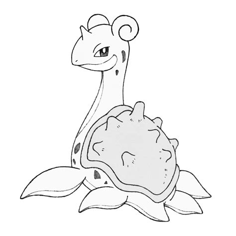 Lapras Pokemon Coloring Page