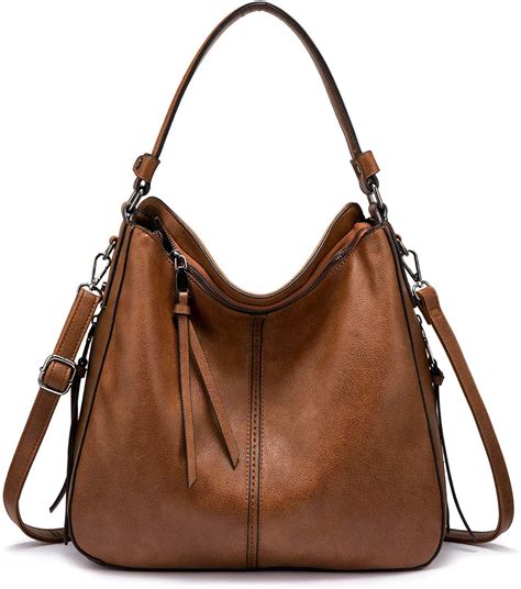 Lg Bag Leather Hobo Bags Women Handbags Faux Leather Purse