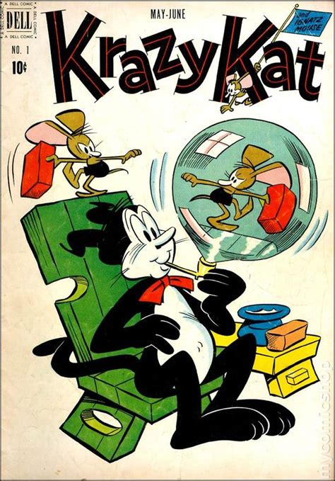 Krazy Kat Comics 1951 1952 Dell Comic Books