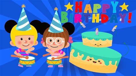 Happy Birthday Song Nursery Rhymes And Kids Songs Happy Birthday To