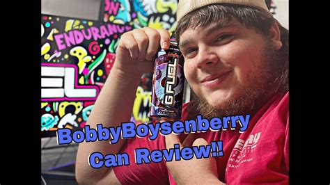 Bobbyboysenberry G Fuel Can Review Logics Flavor Youtube