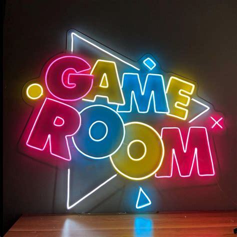 Game Room Neon Sign Game Room Led Light Shop Led Sign Etsy In