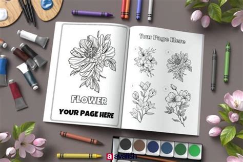 Coloring Book Mockup Bringing Your Artwork To Life