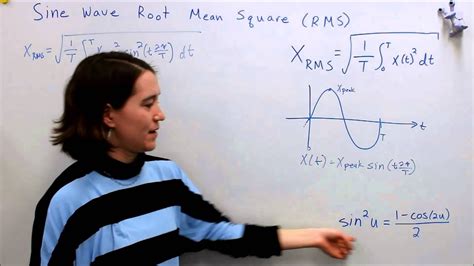 44 votes) as the name implies, vrms is calculated by taking the square root of the mean average of the square of the voltage in an appropriately chosen interval. Power Systems - 1.1 Sine Wave Root Mean Square (RMS) - YouTube