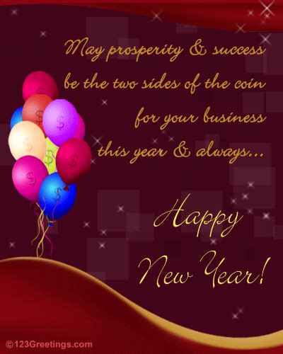 New year messages greetings for friends and family. New Year Business Greeting... Free Business Greetings eCards | 123 Greetings