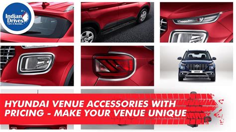 Hyundai Venue Accessories With Pricing Make Your Venue Unique Youtube