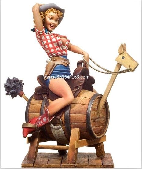 80mm Scale Riding A Trojan Sexy Girl Miniatures Resin Model Kit Figure Free Shipping In Model