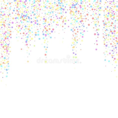 Festive Confetti Celebration Stars Stock Vector Illustration Of