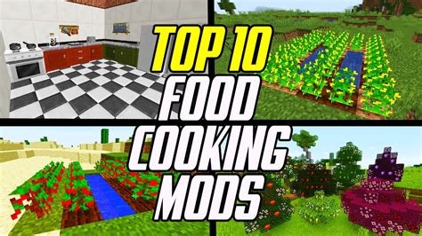 Top 10 Minecraft Food And Cooking Mods Youtube