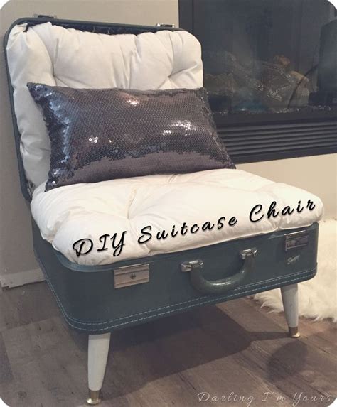 Several Years Ago I Stumbled Across A Diy Suitcase Chair Pin On