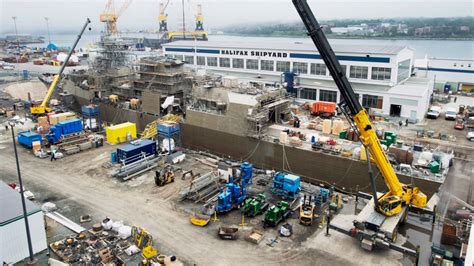 Construction Starts At Halifax Shipyard On First Arctic Patrol Ship