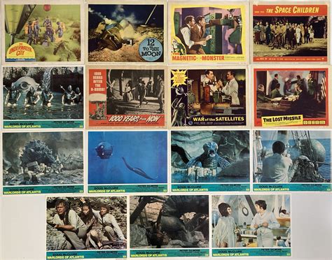 Lot 335 Lobby Cards 1950s Sci Fi