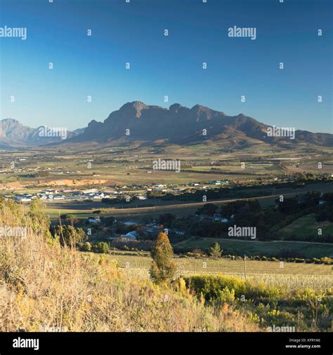 Simonsberg Mountain And Paarl Valley Paarl Western Cape South Africa