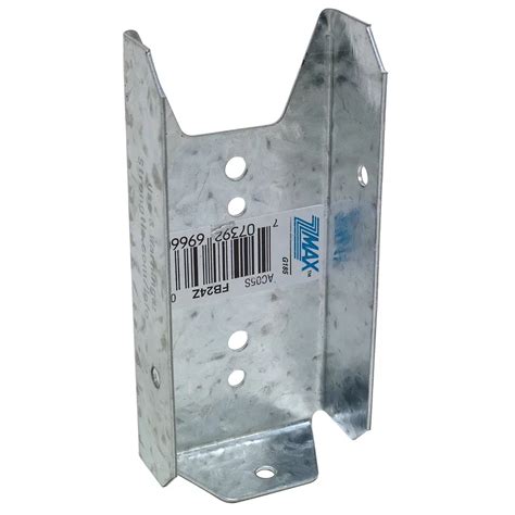 Simpson Strong Tie Fb Zmax Galvanized Fence Rail Bracket For 2x4 The