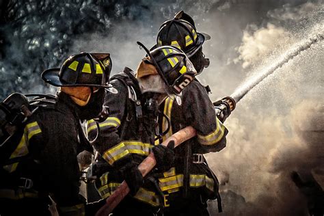 Firefighters Photograph By Everet Regal Fine Art America