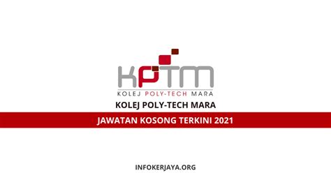 Find admission contact, job vacancies, courses, programs, degrees, scholarships. Jawatan Kosong Kolej Poly-Tech Mara • Jawatan Kosong Terkini