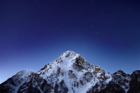 Snow Mountain Under Starry Night Smithsonian Photo Contest