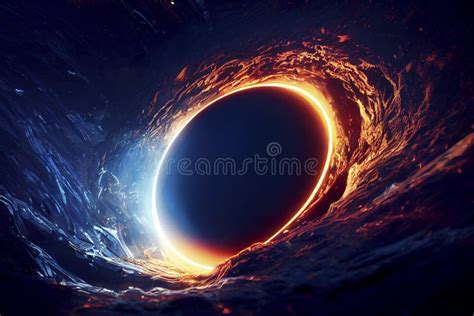 Black Hole Abstract Space Wallpaper Universe Filled With Stars