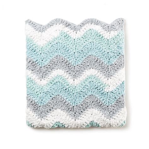 Bernat Crochet Chevron Baby Blanket Pattern Yarnspirations