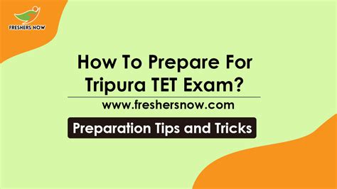 How To Prepare For Tripura Tet Exam Preparation Tips Study Plan