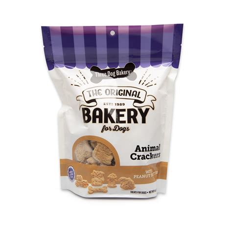 Animal Crackers With Peanut Butter Treats For Dogs Three Dog Bakery
