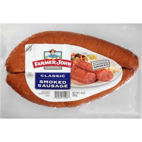Farmer John Classic Smoked Sausage Rope 14 Oz Pay Less Super Markets