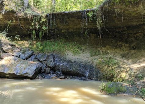 Owens Creek Waterfall In Mississippi Only Flows After A Heavy Rainfall