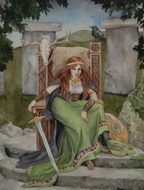 Legends Say Queen Medb Was A Warrior Queen Celtic Goddess Celtic