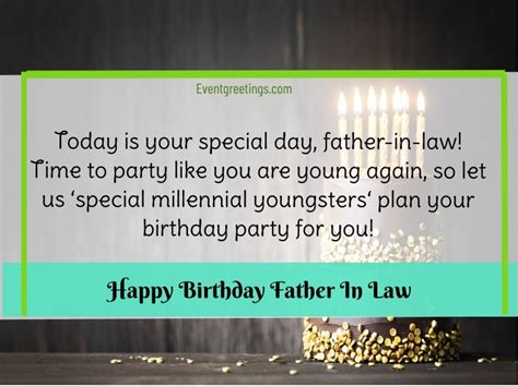 Give your boyfriend the gift of romance with some sweet birthday quotes. 15 Best Happy Birthday Father In Law Quotes And Wishes