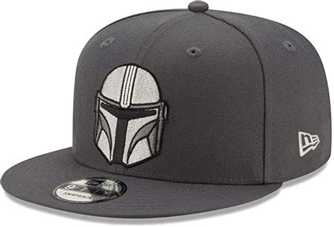 New Era Mandalorian Helmet Graphite Star Wars Snapback Cap 9fifty 950