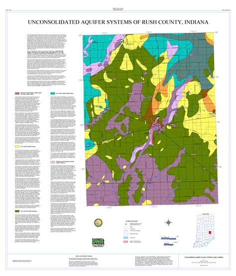 Dnr Water Aquifer Systems Maps 43 A And 43 B Unconsolidated And