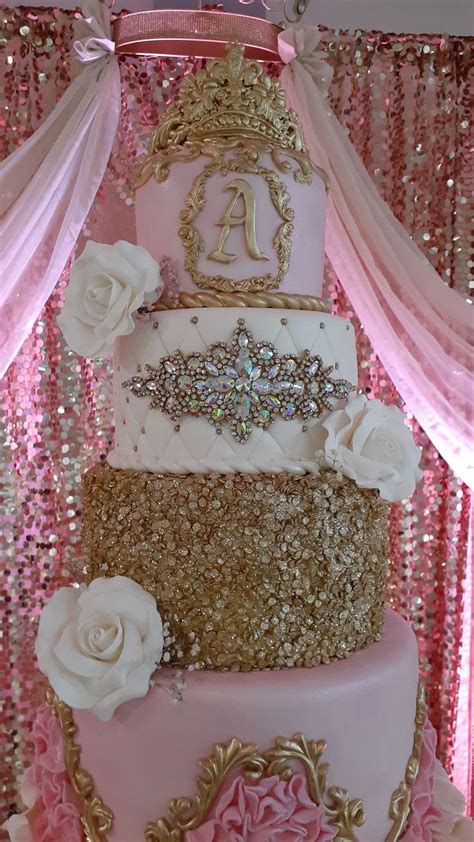cinderella cake ideas quinceanera sweets station for quinceañera with cinderella theme