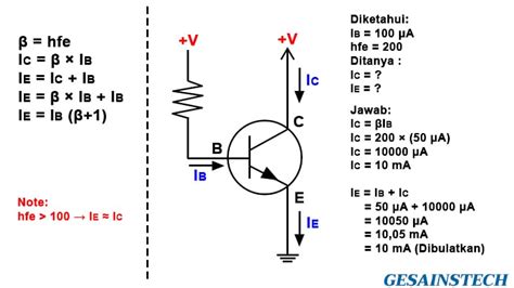 Teori Dasar Transistor NPN PNP Gesainstech