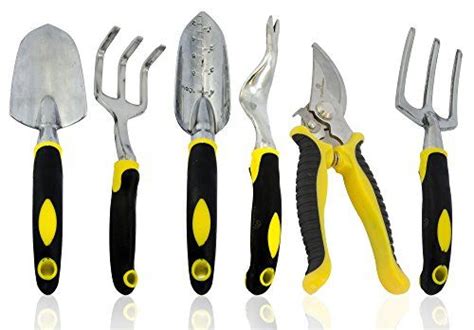 Hand tool sets help you get the job done. TrueFit Designs 7 Piece Garden Tool Set with Durable Cast ...