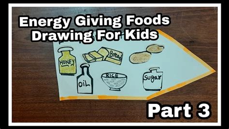 Energy Giving Foods Drawing Easy Drawing For Kids Youtube