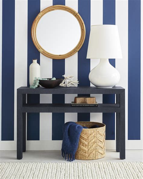 Raffia thames is an unpasted, non woven wallpaper. Blake Raffia Console | Coastal decor, Decor, Home decor