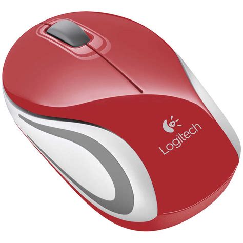 Logitech Wireless Red Mini Mouse M187 Big W