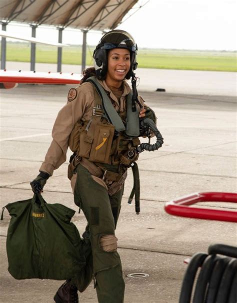 Navys First Black Female Tactical Aircraft Pilot To Receive Her Wings